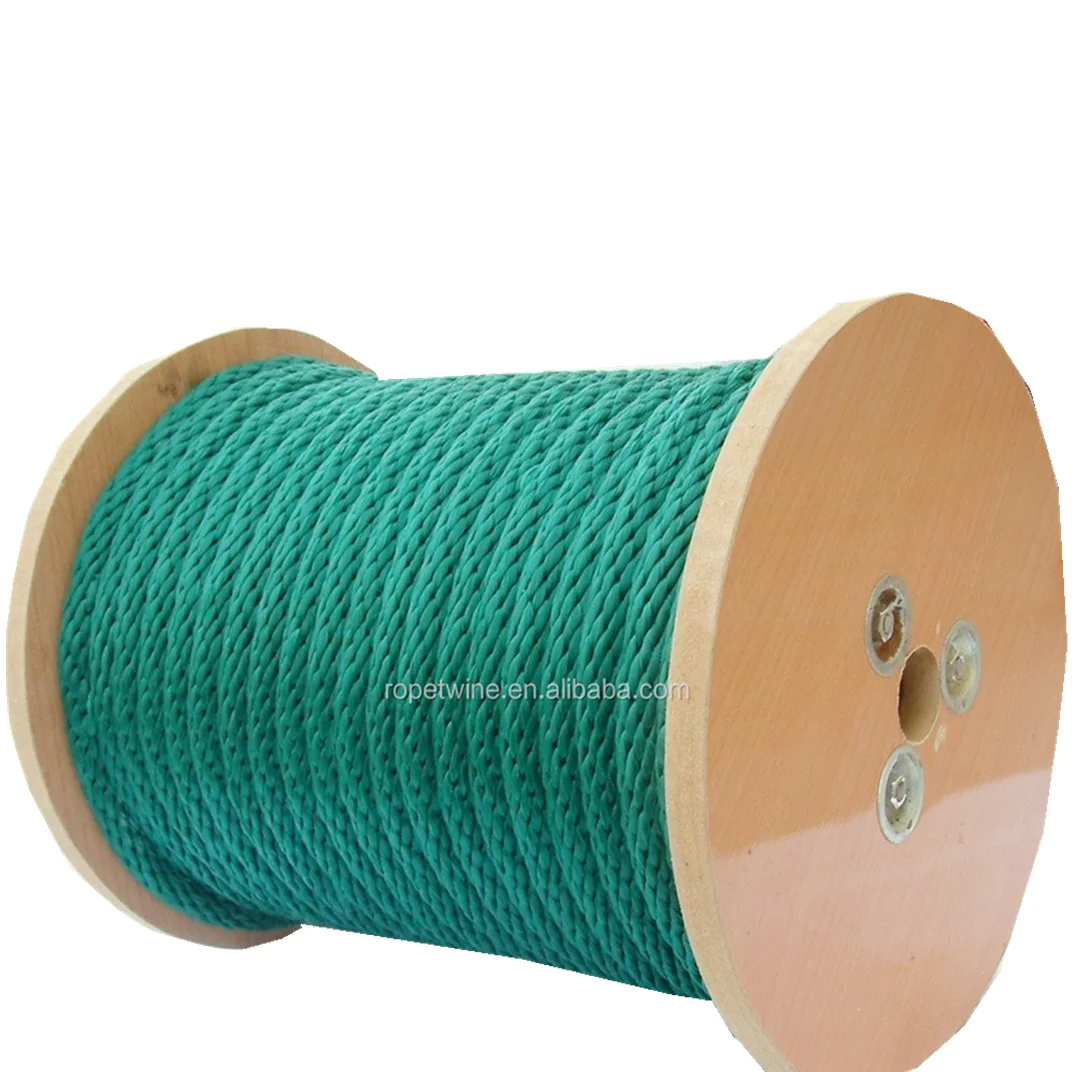 China Manufacturer Wholesale 8mm Solid Braid Nylon Utility Rope Twisted PE Rope Braided Polyester PP Rope