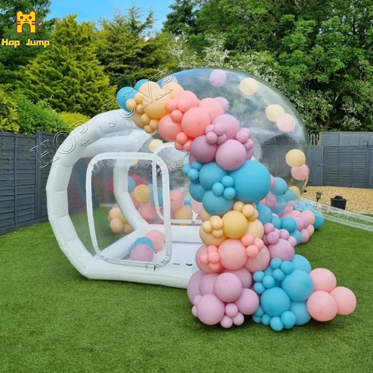 hot sale 8ft 2.5m fast delivery kids bubble house dome inflatable balloon tent with air blower and air pump