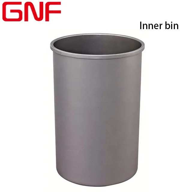 Круглая металлическая Педальная мусорная корзина GNF 5 л sus 430, мусорная корзина в скандинавском стиле, мусорная корзина из нержавеющей стали для отеля и комнаты