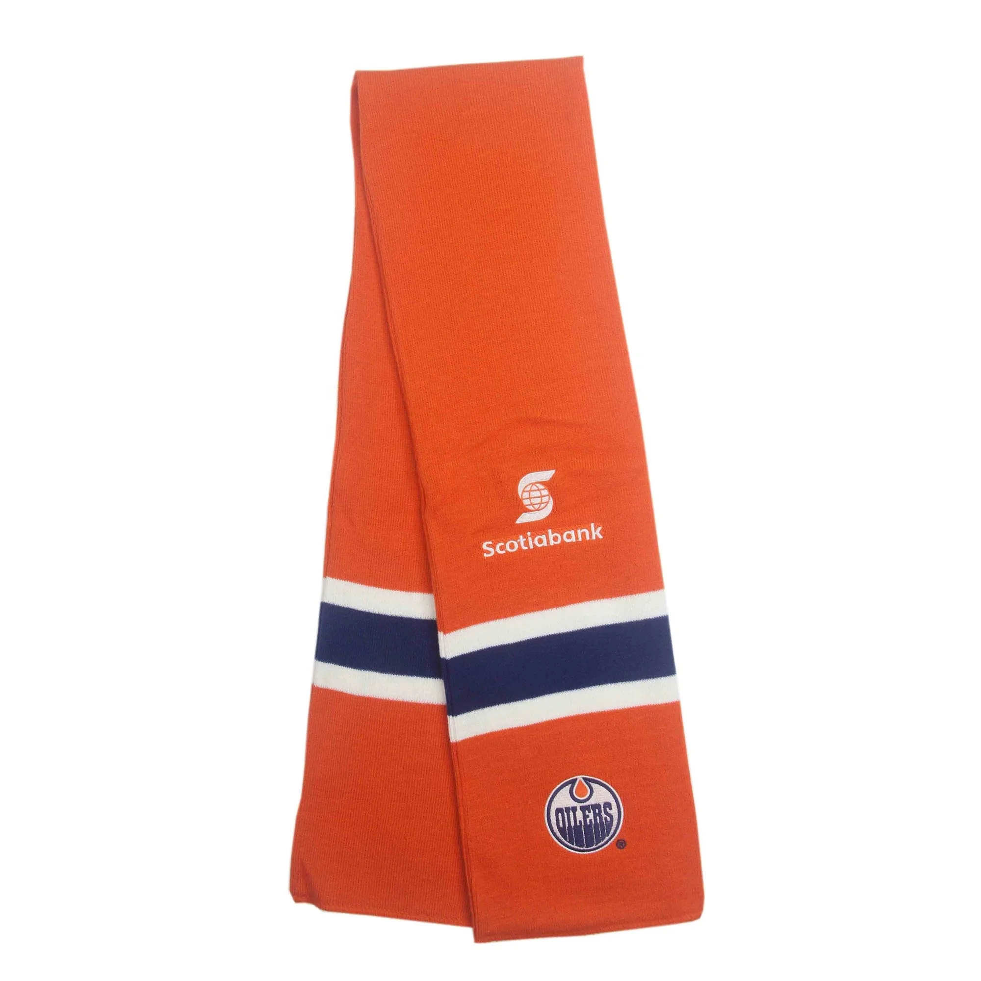 Canada knitted embroidery  knitting hockey fan scarf football scarf promotional scarf