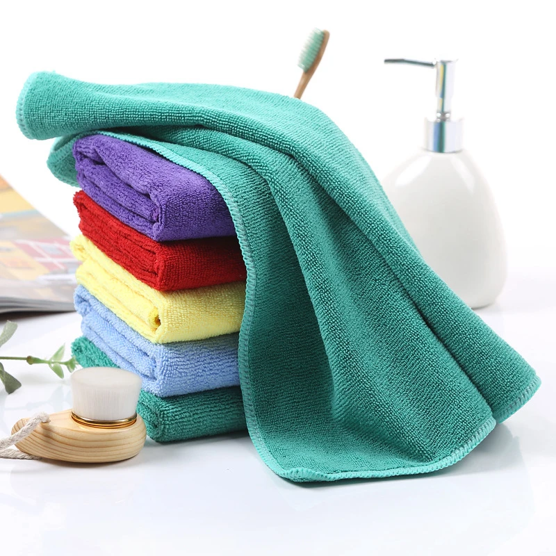 Pack 10 In 40 x 40cm 30 x 30cm Housewares Microfibre Cloths Towel Pink Blue Yellow Green Red Cleaning Microfiber Cloth In Buck