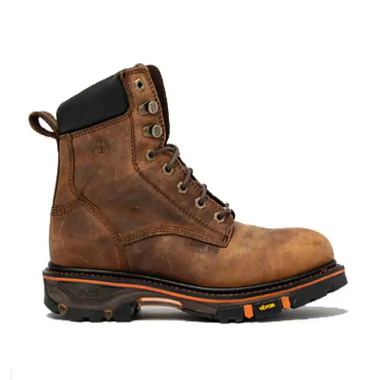 Genuine leather work safety shoes women safety boots