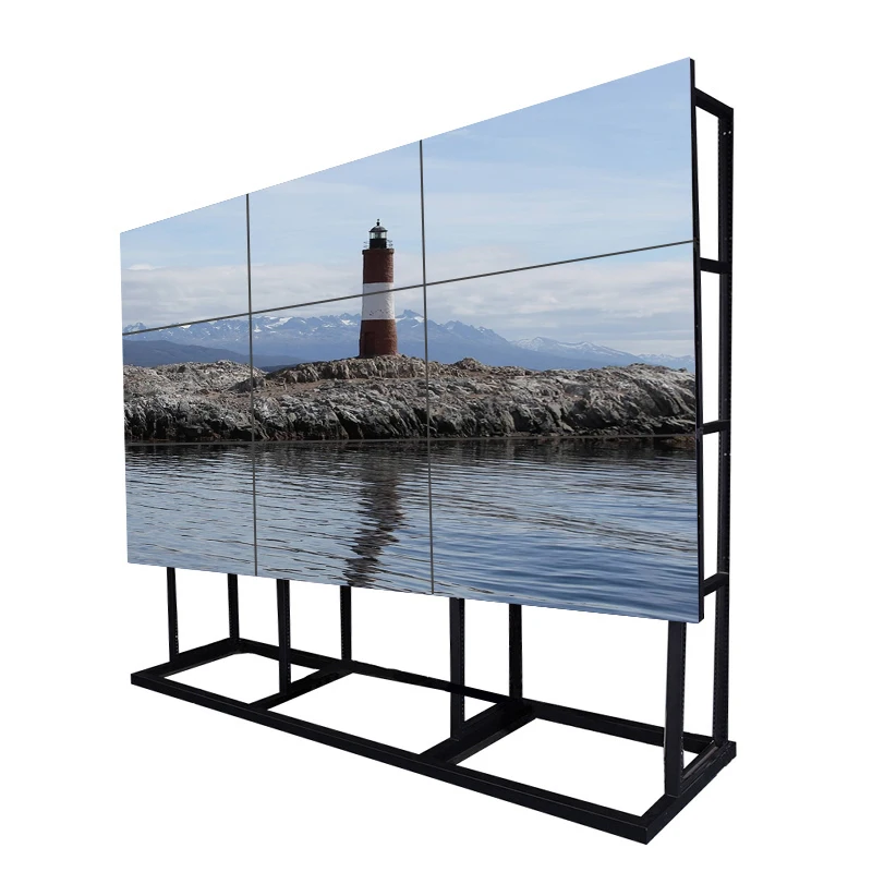 Ultra Narrow Bezel 4G 4K 2x2 3x3 Multi Splicing Screen Exhibition Advertising Player LCD Video Wall