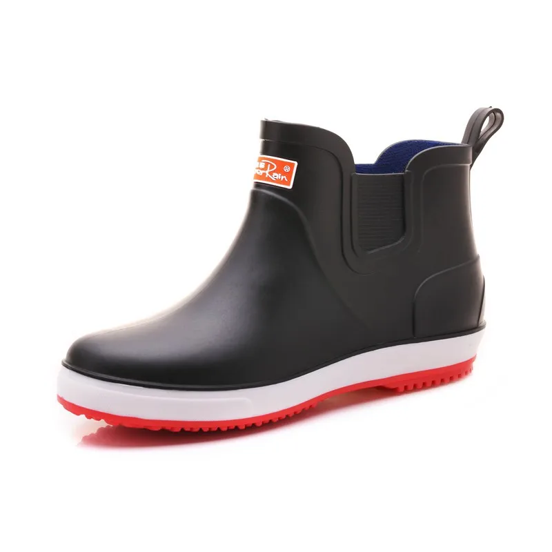 new design cheap black PVC martin women rain boots