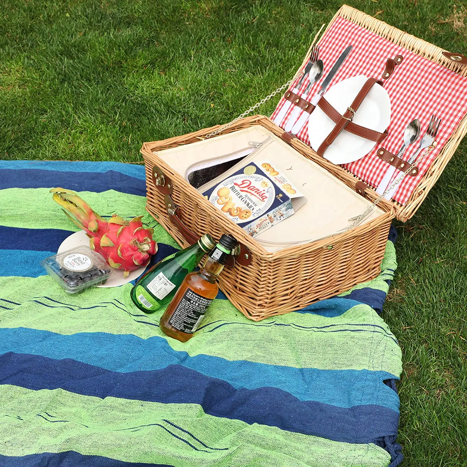 Tropical garden outdoor portable folding beach travel hammock canvas camping hammock swing with mounting straps