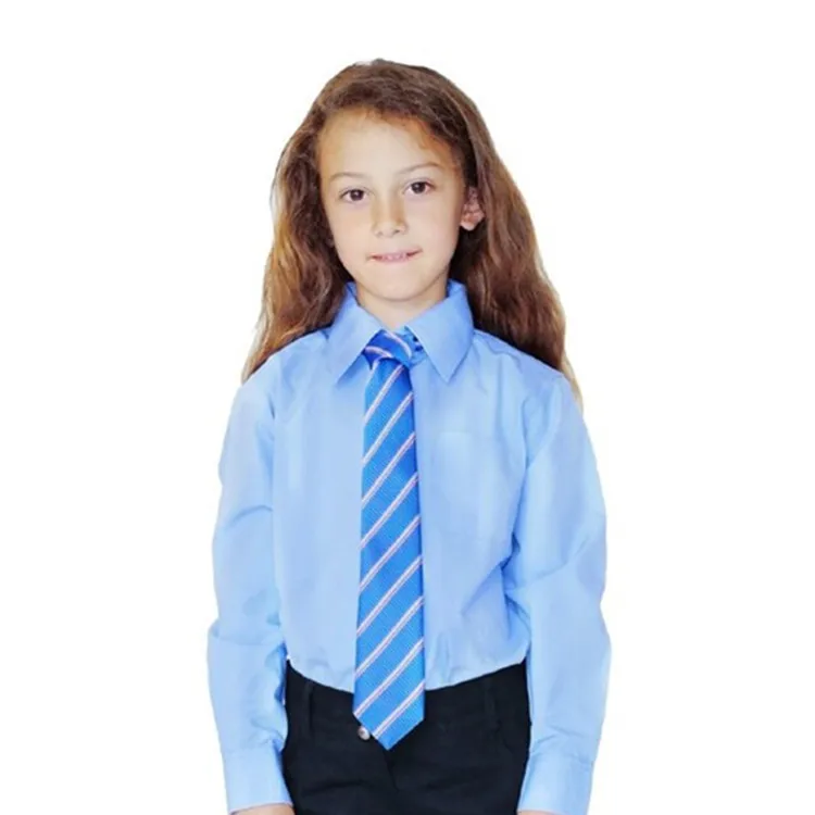 
Long Sleeve Custom School White Shirts Uniform Short Sleeve Kids Uniform Shirts For School 