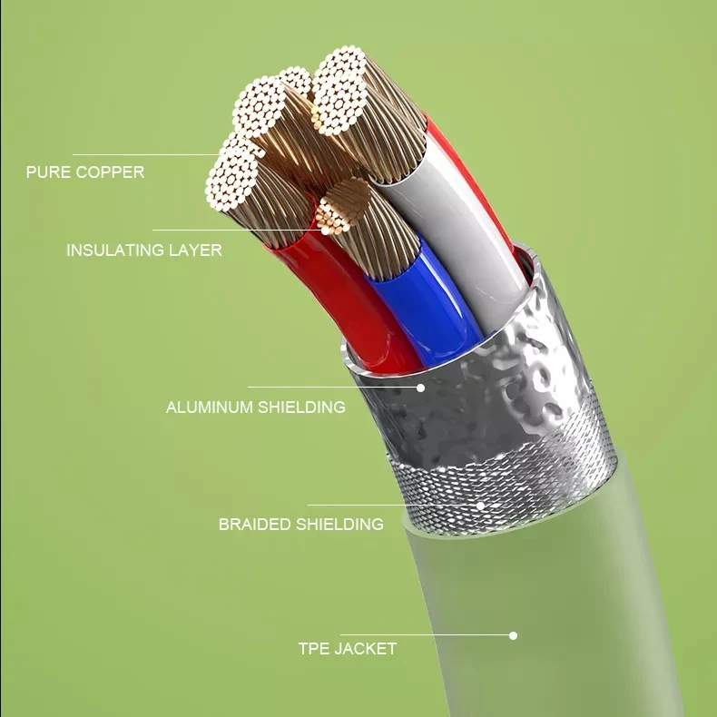 Wholesale Fast Charging Soft Liquid Silicon Material Data Cable Type C Mobile Phone Charger USB Cable for iPhone
