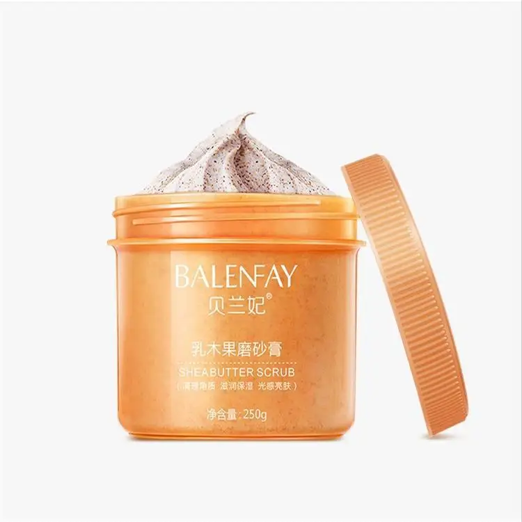 
shea butter body exfoliation wholesale face and body scrub organic 
