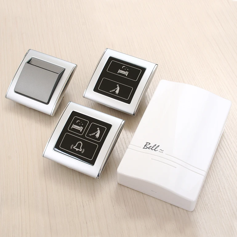 433MHZ DND hotel touch panel doorbell