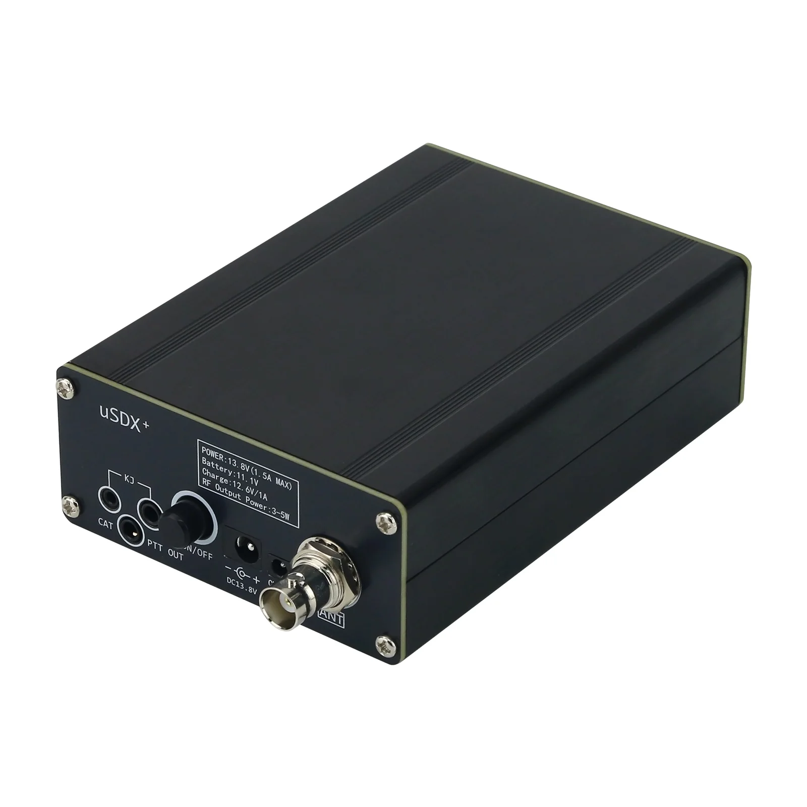 HamGeek USDX+ 3W-5W QRP SSB/CW HF Transceiver 8-Band SDR Upgraded Version of USDX w/ 3000mAh Battery
