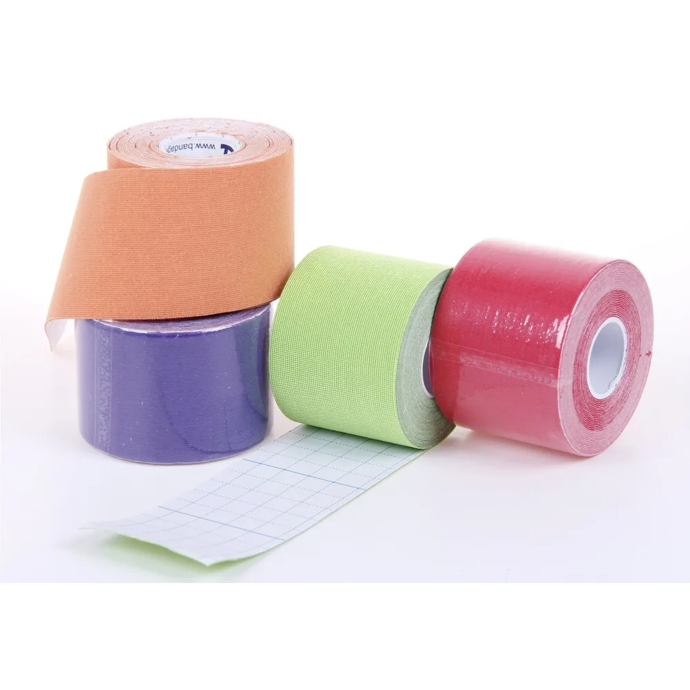 DL Latex free Hypoallergenic Performance Enhancement Muscle Support Elastic Sports kynesio Kinesiology Tapes