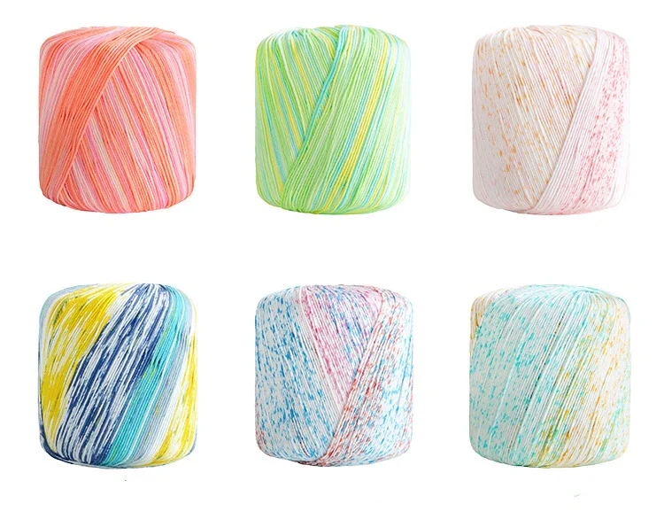 Пряжа Мастер 7.1NM/2 100% хлопчатобумажной пряжи #8 кружево нитки для крючком вязания ручное вязание