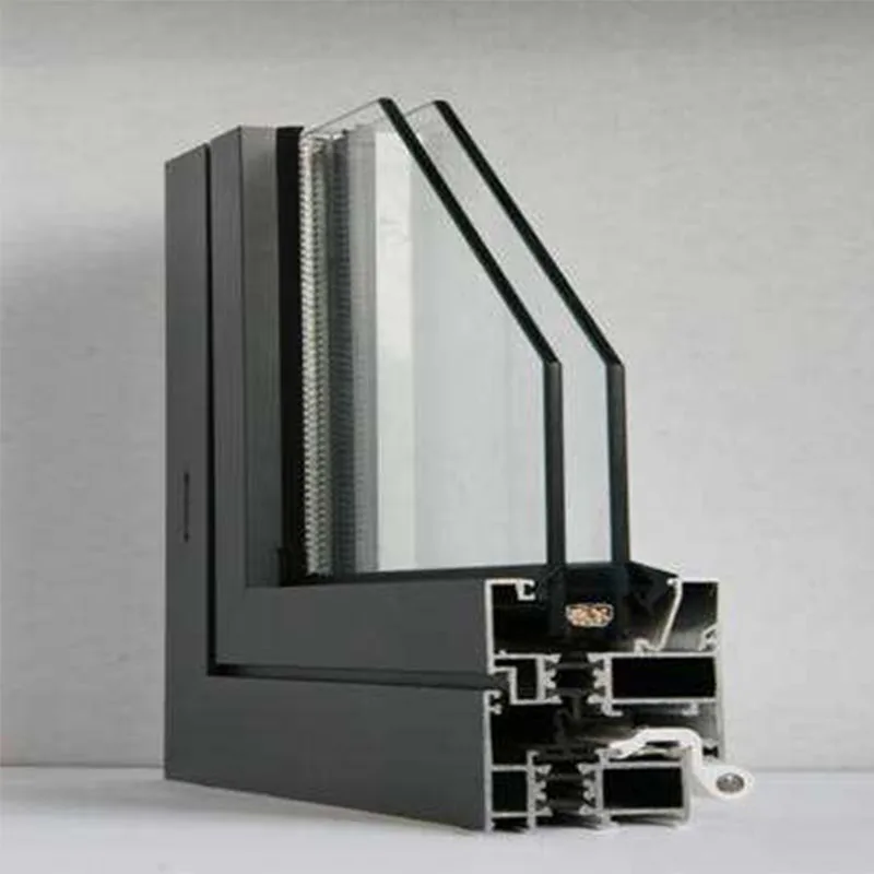 Aluminum alloy double glazed windows folding glass window