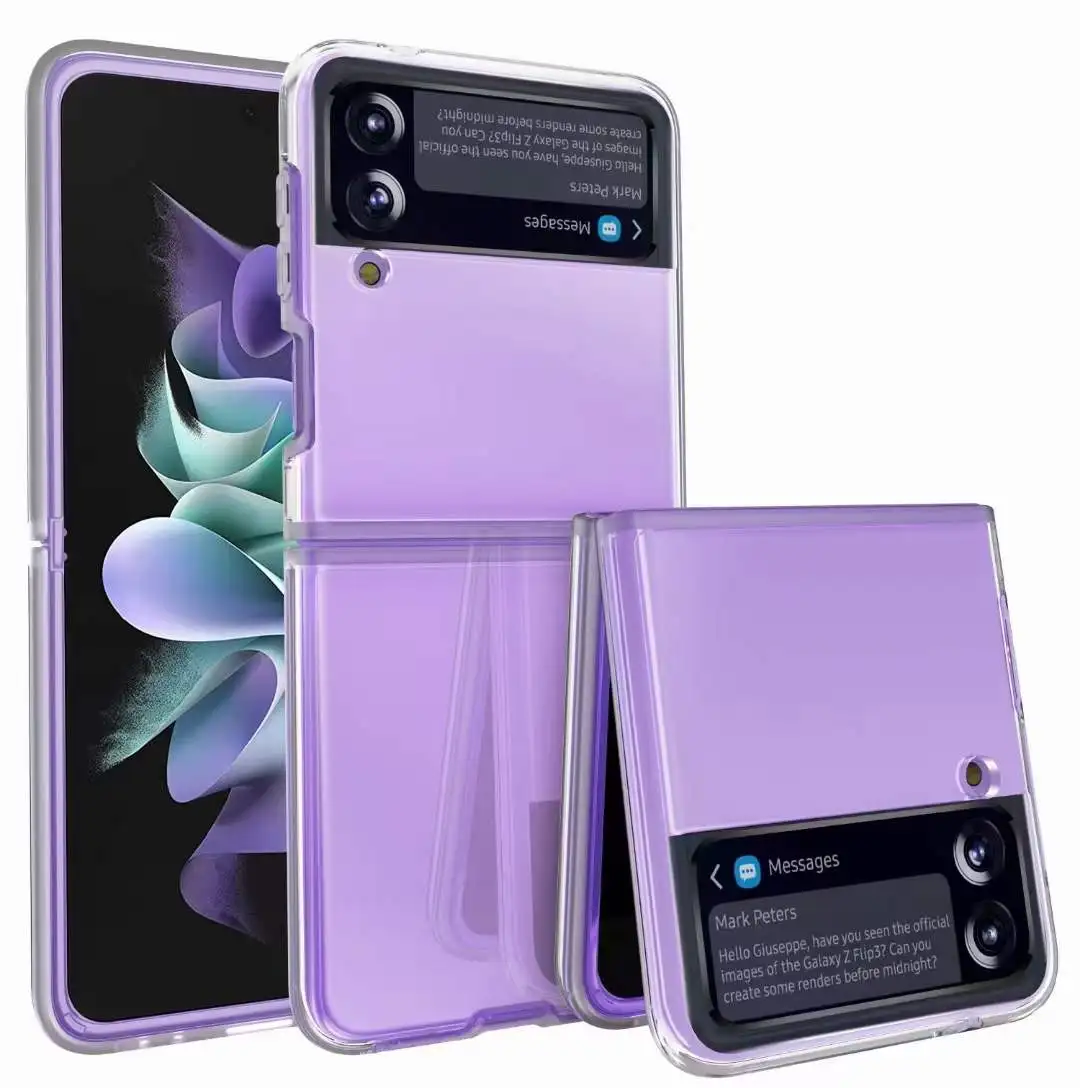 2023 New Arrival Cover Luxury Phone Case PC TPU 2 In 1 Cover Phone Shell for Samsung Galaxy Z Flip 3