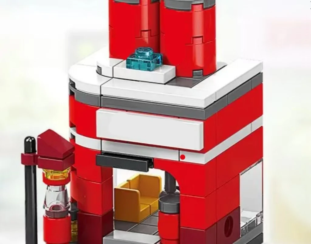 Leguoguo City Building Block Sets Candy Burger Cola Shop Streetscape Girls Diy Toy Set 8 In 1 Toy Kids
