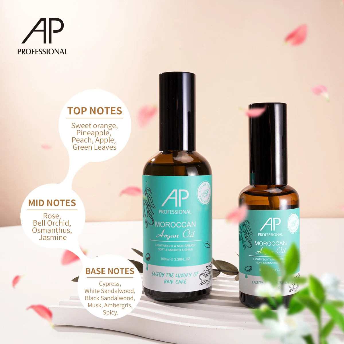 Private Label Smoothing Gloss Hair Softening Shine Best Naturally Argan Oil Infused Hair Care Essential Serum