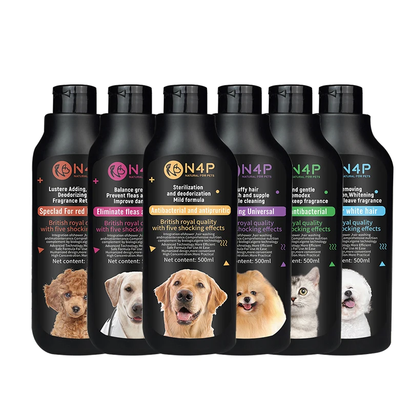 Китайский производитель N4P, оптовая продажа, органический шампунь для чистки домашних животных 750 мл для собак и кошек