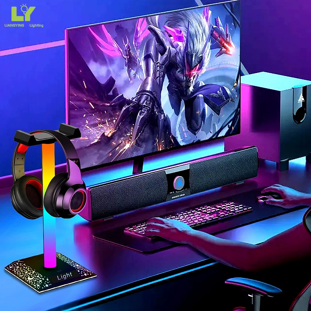 LYZM Bluetooth Speakers Humi Colorful Home Indoor Bedroom Bedside Led Night Light Table Atmosphere Lamps Light Silik