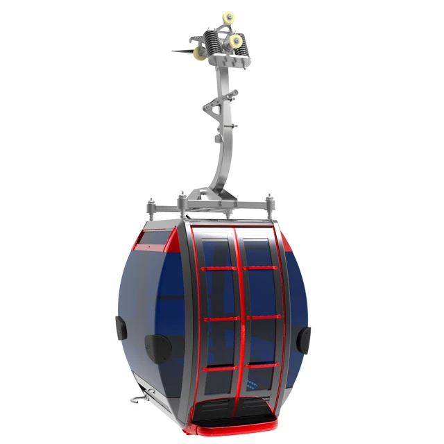 
Detachable clamp ropeway Ropeway fixed grip type Pulsatile Mountaineering skiing Manned crane High altitude sightseeing tour 