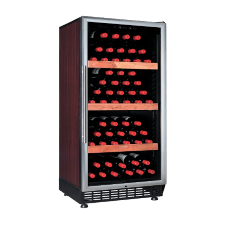 188L 72 bottles Single Zone  Direct cooling Free Standing compressor wine cooler
