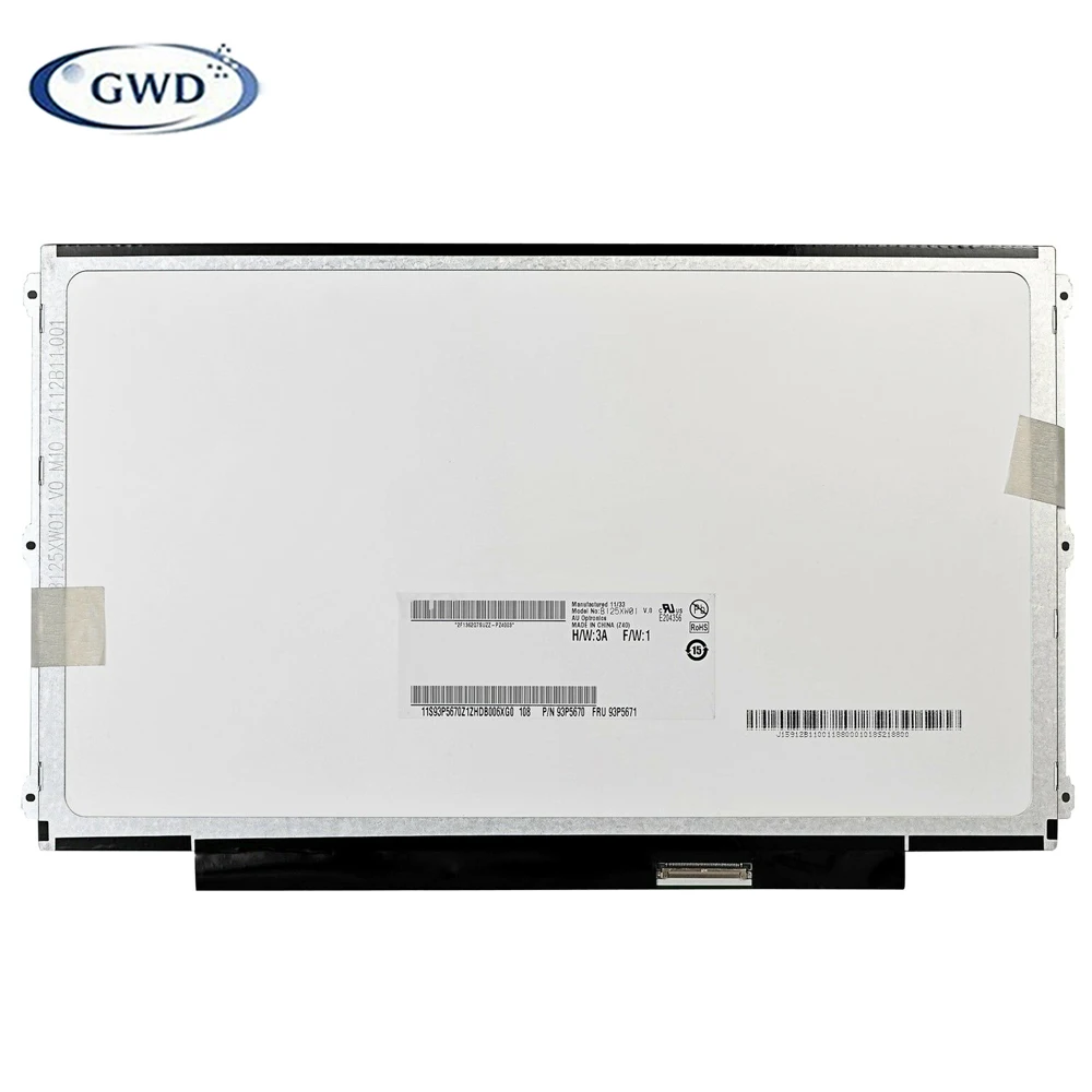 LP125WH2-SLB1 B125XW01 12,5 'Замена светодиодный экран для ноутбука LENOVO U260 X220 X230