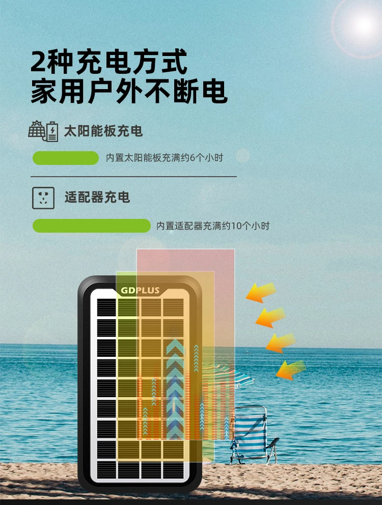 Solar Panel Charge Home Lighting System Power Indoor Kit With 3 Lamps