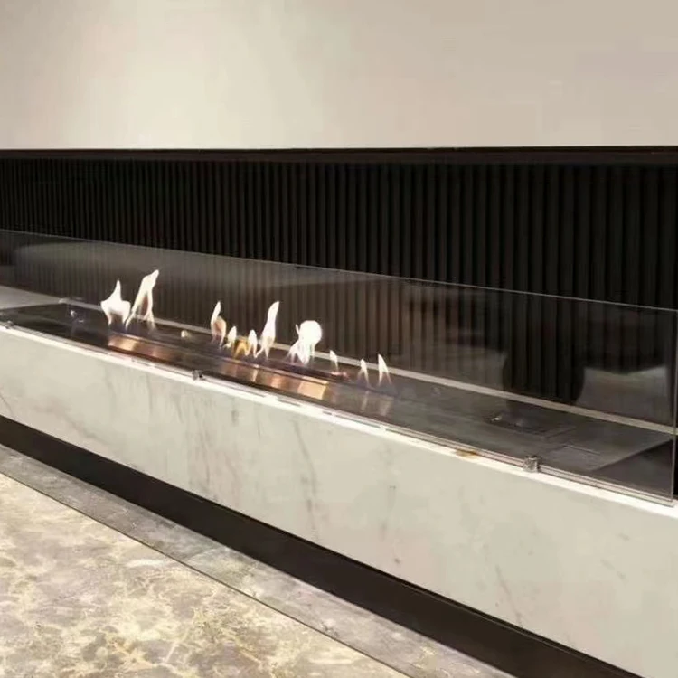 Chinese Brand Modern Fire Place Artificial Decorative Smart Electric Bio Ethanol Fireplace