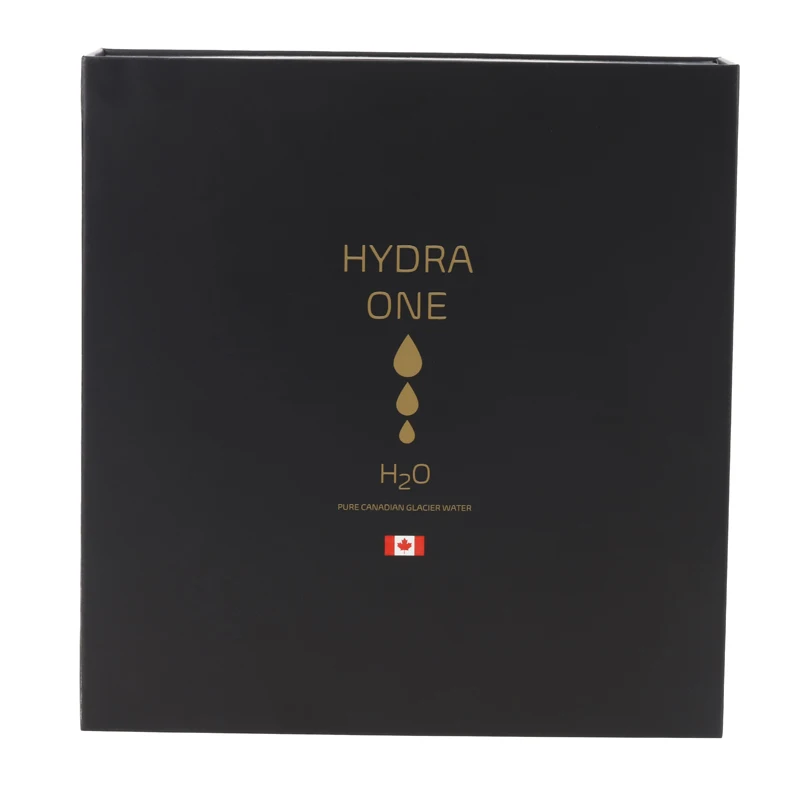 Hot large black custom logo gift box magnetic closure hard rigid cardboard packaging box luxury book shaped paper box