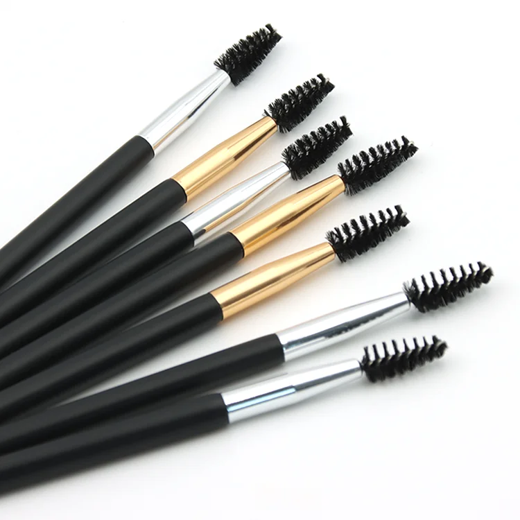 Custom makeup brushes Single soft small black flat cream blending brushes makeup eyeshadow brush