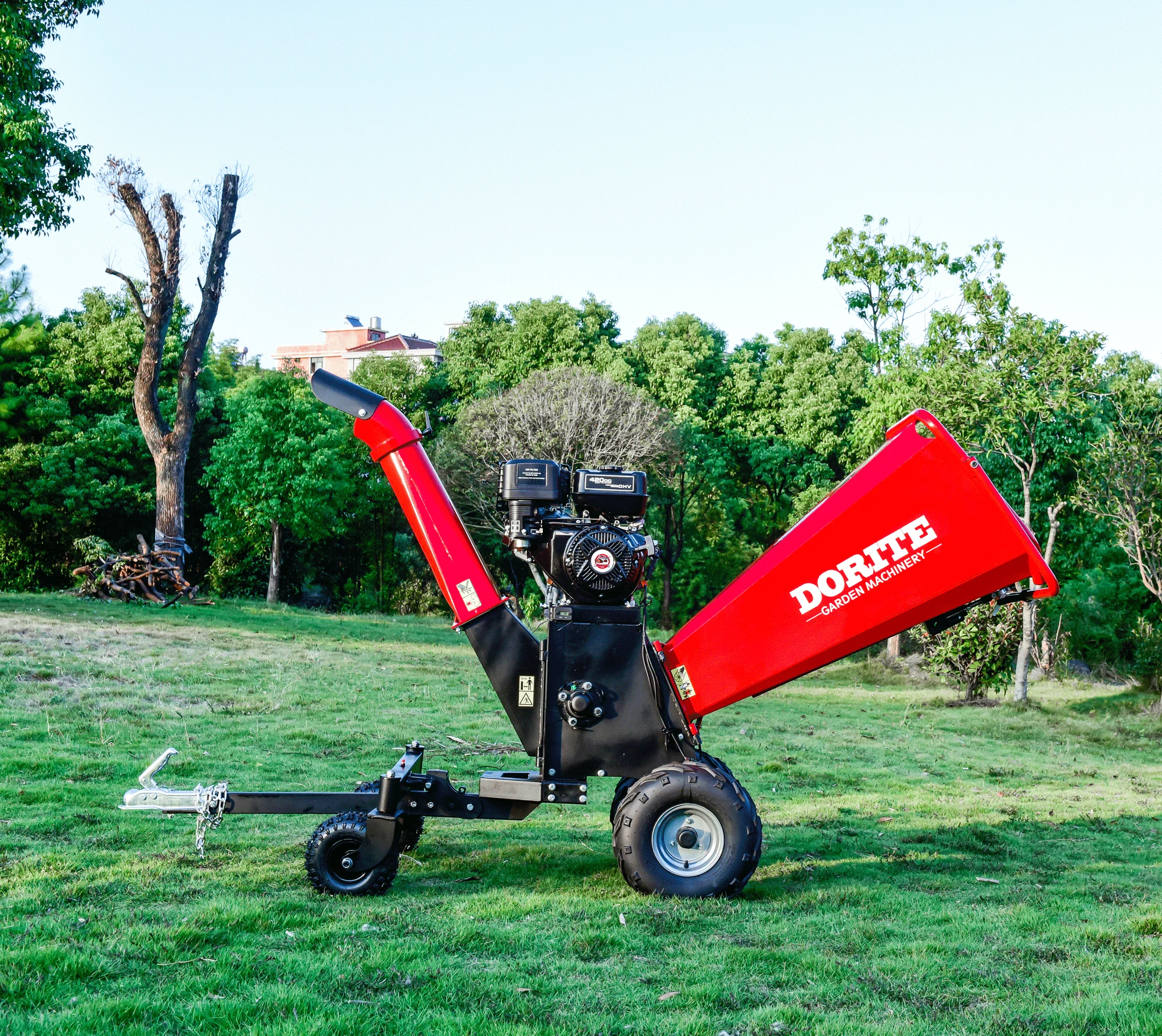 15 л. С. K-maxpower 6-дюймовая машина для дробления древесины бензиновый двигатель опциональный измельчитель дробления и измельчитель древесины