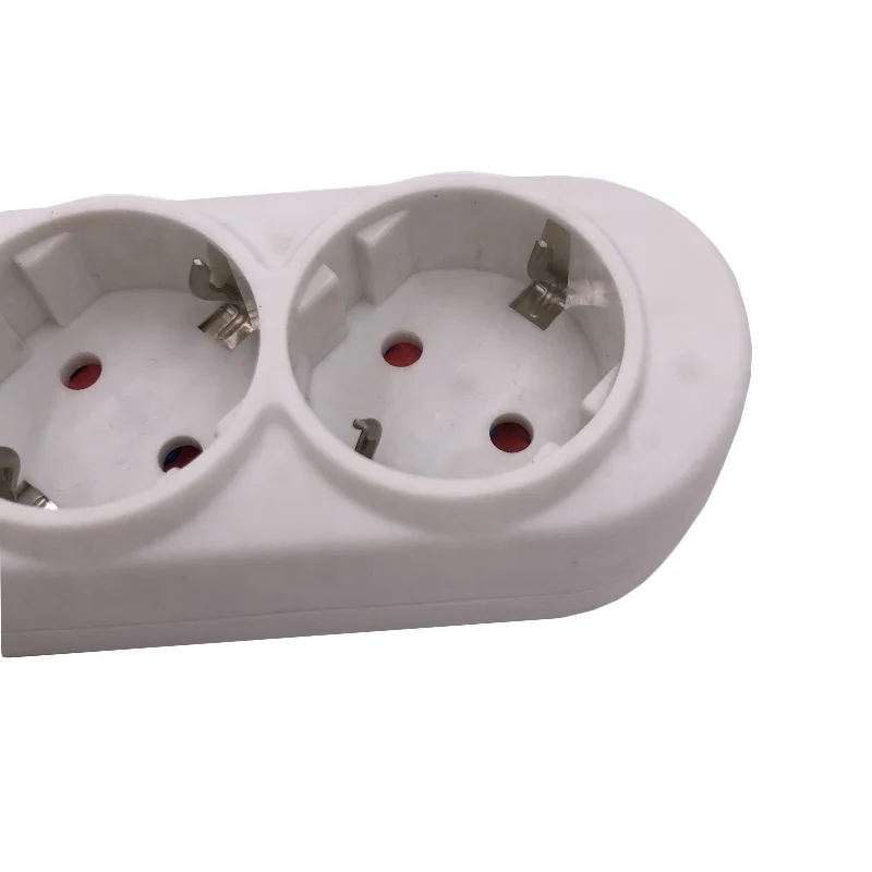 4 outlet German type extension socket with switch