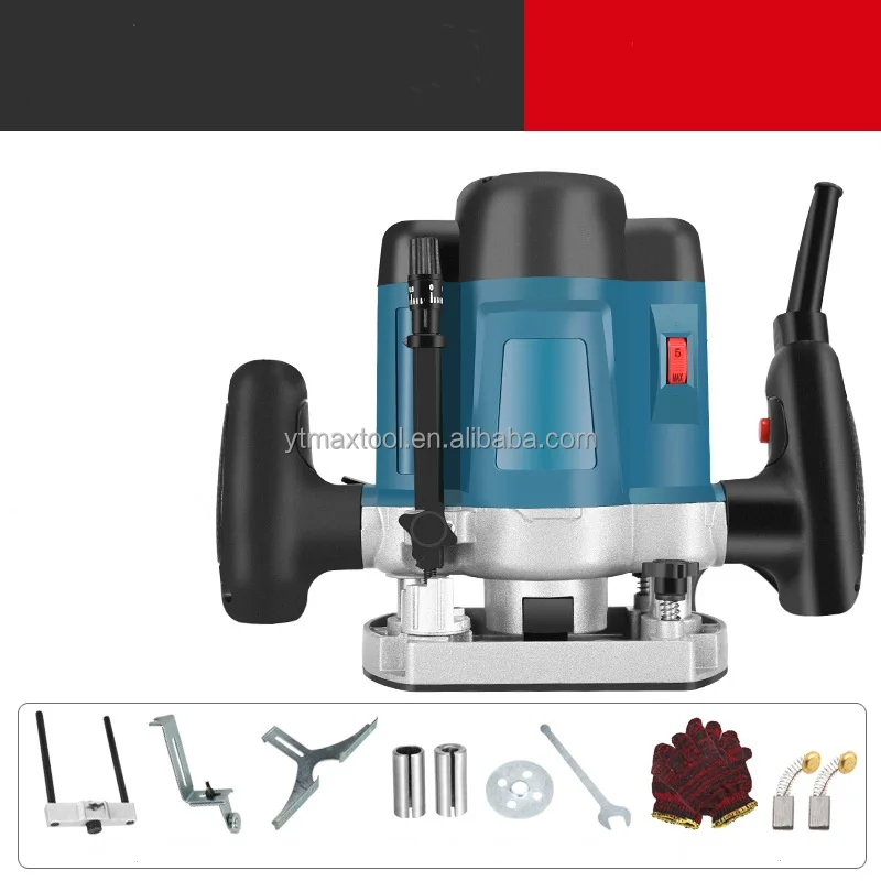 Adjustable Speed Multi-Functional Bakelite Trimming & Notching Machine Special for Woodworking Mortise Electric Power Source