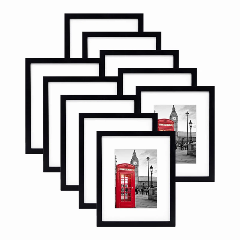 Cheap Wholesale Wall Decoration A1 A2 A3 A4 6x8 8x10 Mdf Wood Picture Photo Painting Frame