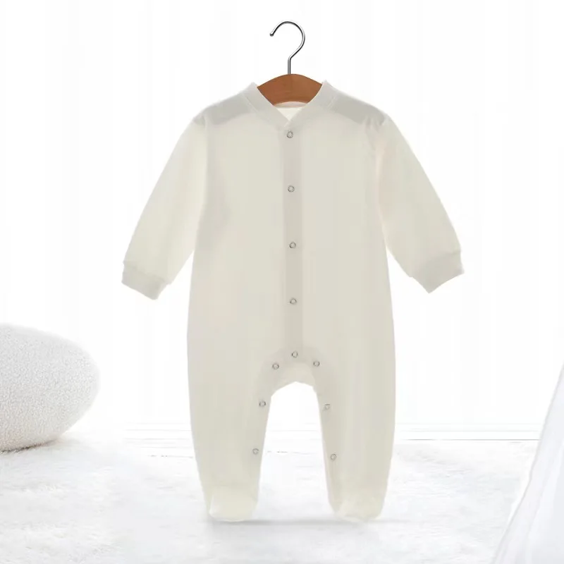 Одежда для новорожденных комплект одежды с комбинезоном изготовленный на заказ 100% хлопок белый новорожденный Подарочный
