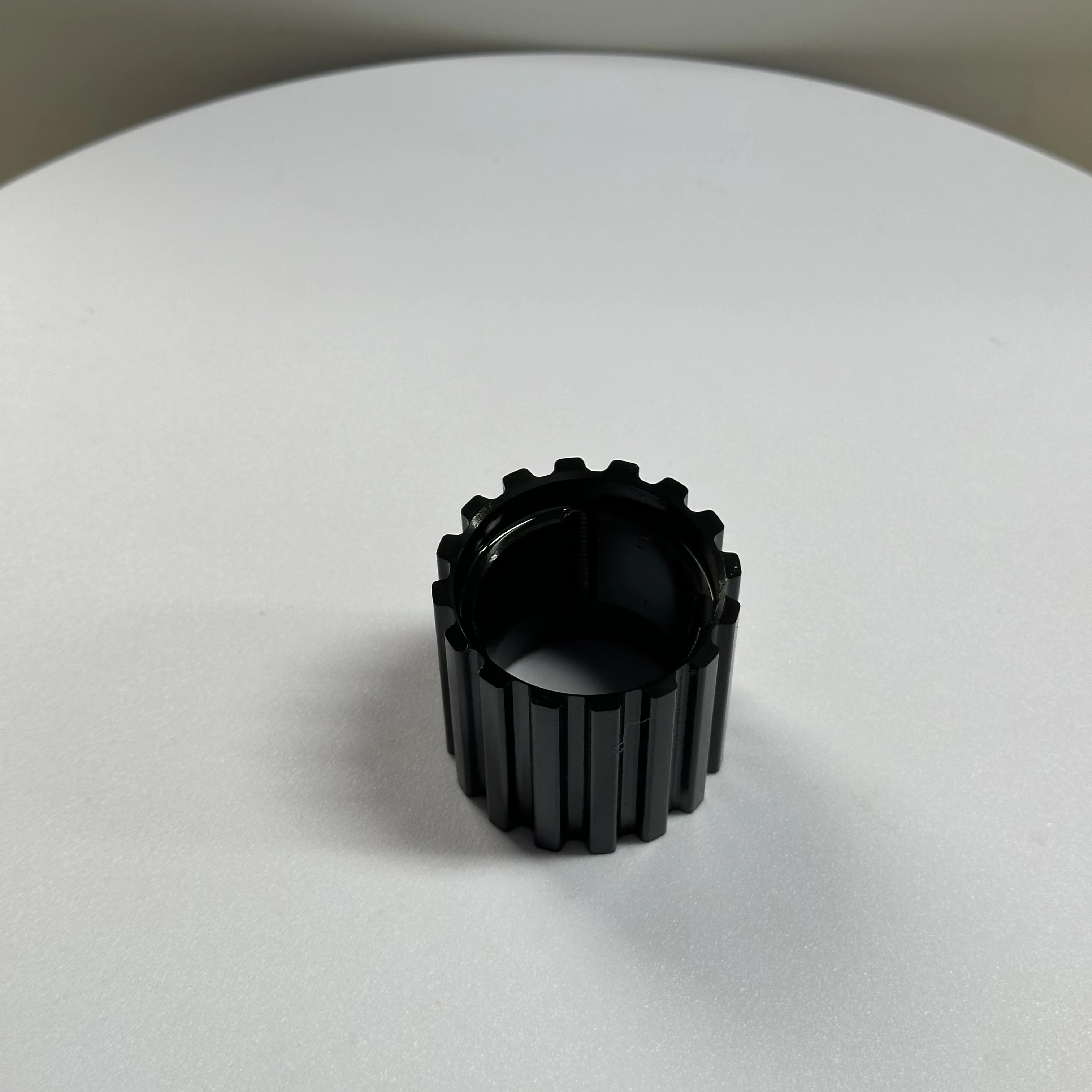 CNC Machined Hot Sale Long Lifetime 16 Teeth C45 Steel Blackening Timing Belt Pulley