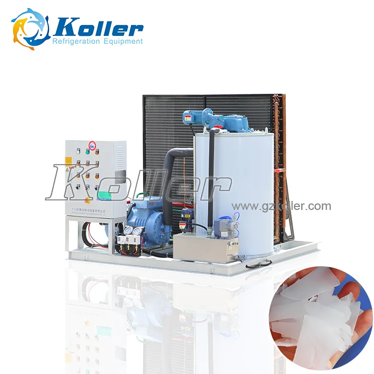 Fishery Industry Seafood Processing Ice Flake Machine Ice Making Machine Manufacturer In Guangzhou