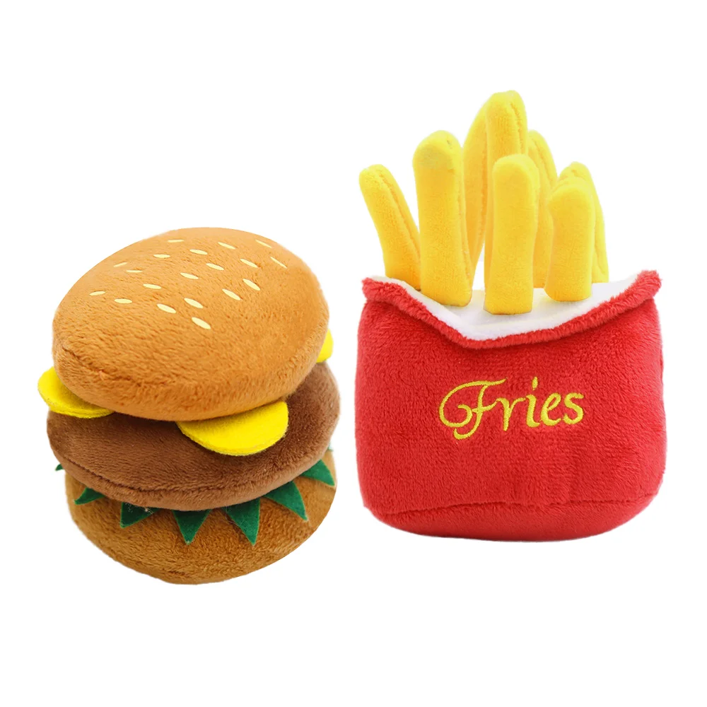 Wholesale Cheap Price pet plush toys cute dog fruits dog squeaky toy