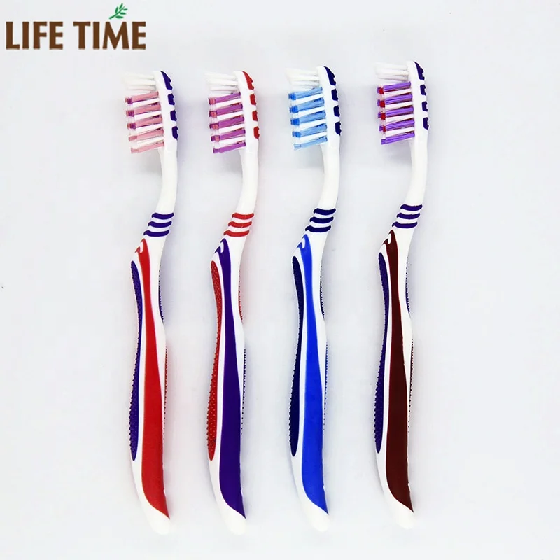 Gum massage high quality tooth brush with logo soft bristle custom toothbrush for adult