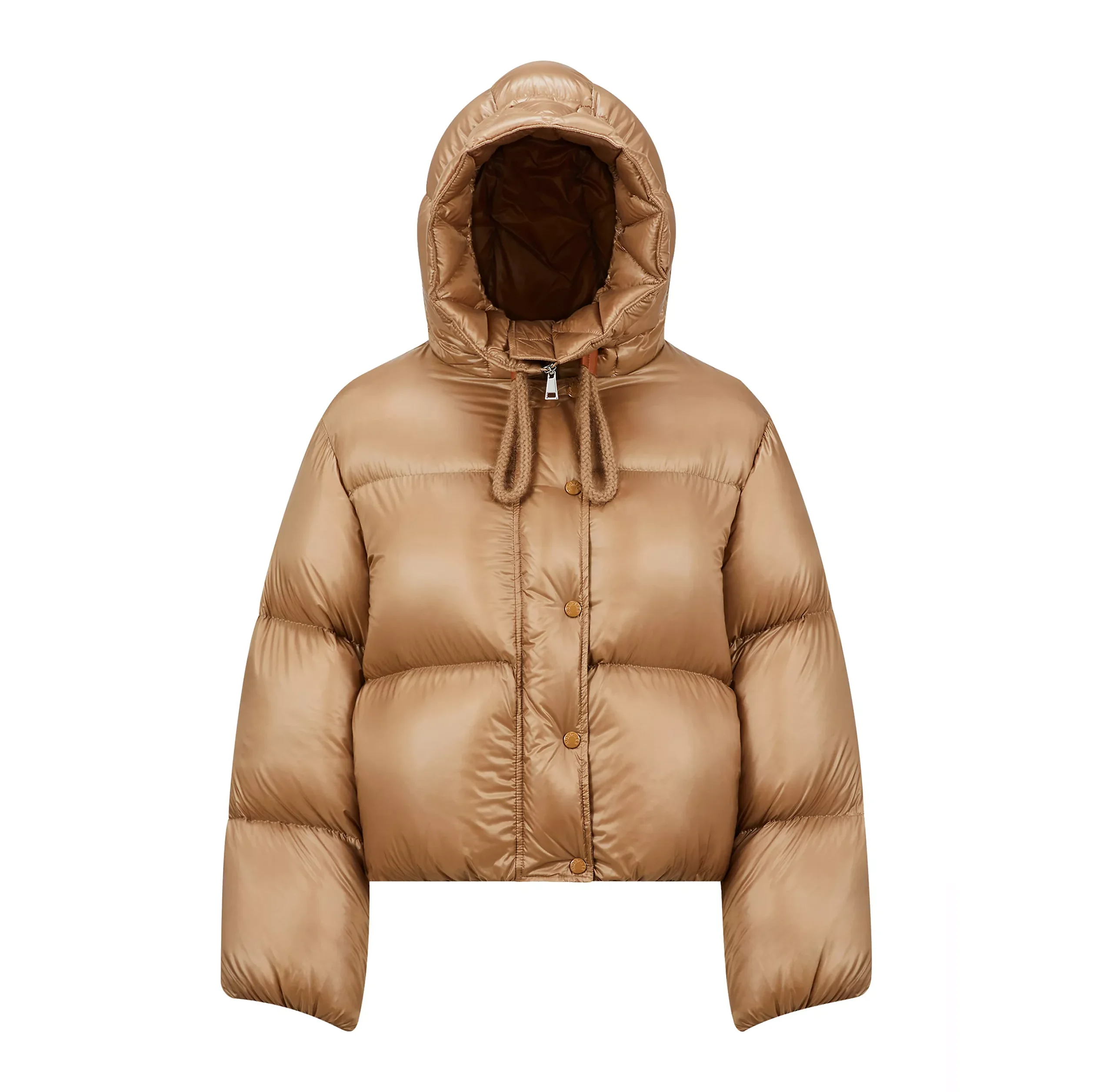 Manufacturer 2-in-1 Down Filled Zipper Elasticized Hood With Drawstring Tie Puffer Blank Down Jackets Outerwear Coats Women
