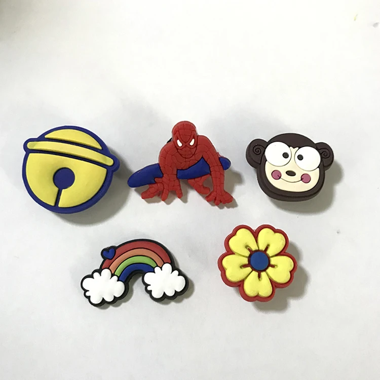 
Wholesale Custom Anime Children Cartoon Soft Pvc Rubber Shoes Lace Charm By Dhl/fedex 