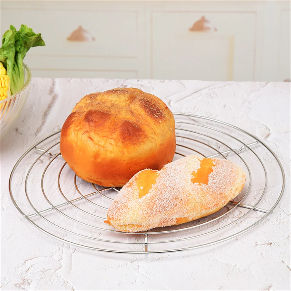 Non-stick Net Round Wire Mesh Bbq Fish Grill Stainless Steel For Roasting Meat