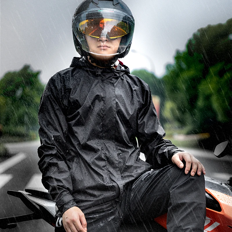 Full pressure waterproof raincoat suit for men and women cycling raincoat motorcycle bicycle electric bike raincoat