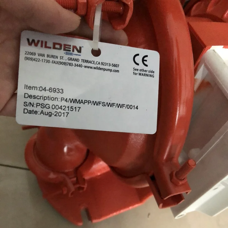 Wilden P4 Чугунные насосы AODD поршневые с принудительным рабочим объемом приводимые в движение сжатым воздухом