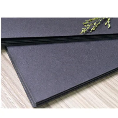 High Folding Strength Black Chipboard Paper Roll And Sheets