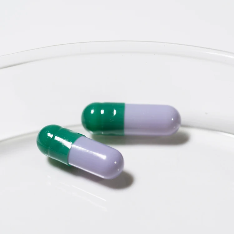 Высокое качество зеленый/зеленый и белый фармацевтические пустые капсулы оболочки твердые желатиновые капсулы
