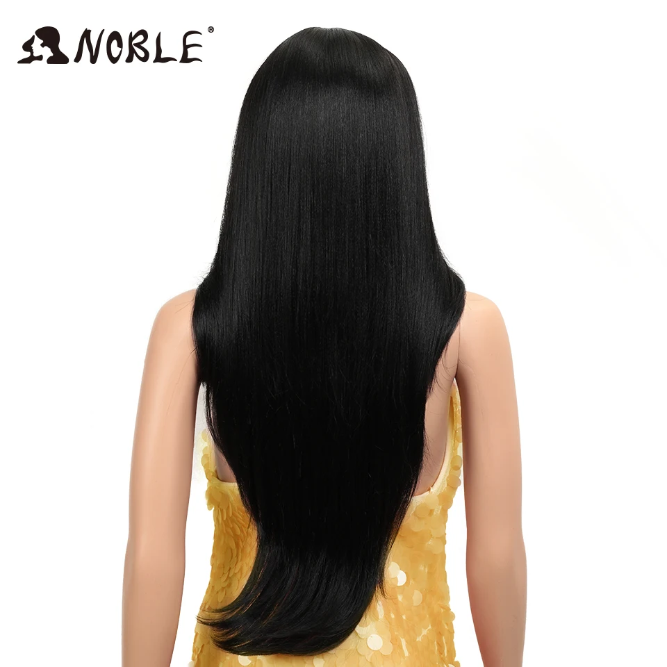 REBECCA Noble Manufacture Lace Synthetic Wig Silky Straight Mix Colors Synthetic Lace frontal Hair Wigs All Colors