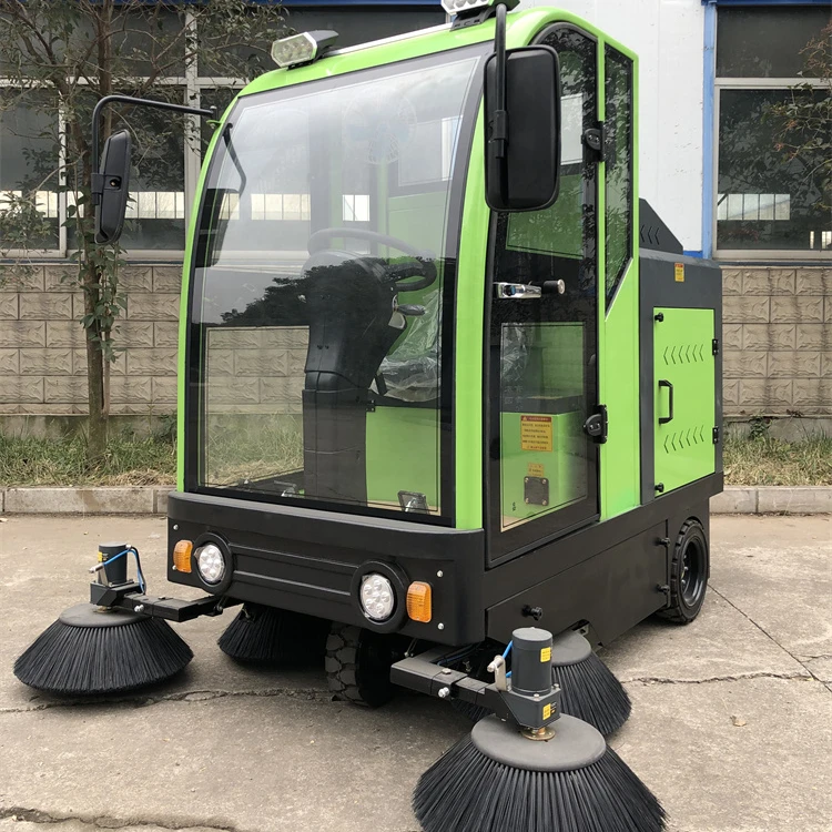 Road Or Floor Sweeping Machine Electric Street Sweeper Cleaning Machine