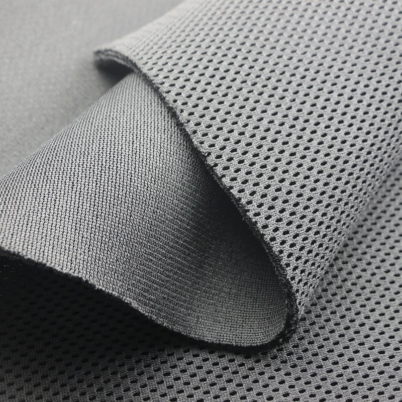 Soft Recycled Polyester Sandwich 6mm Filling Material Spacer 3D Air Mesh Fabric for Mattress Pillow Office Chair Car Seat Shoes