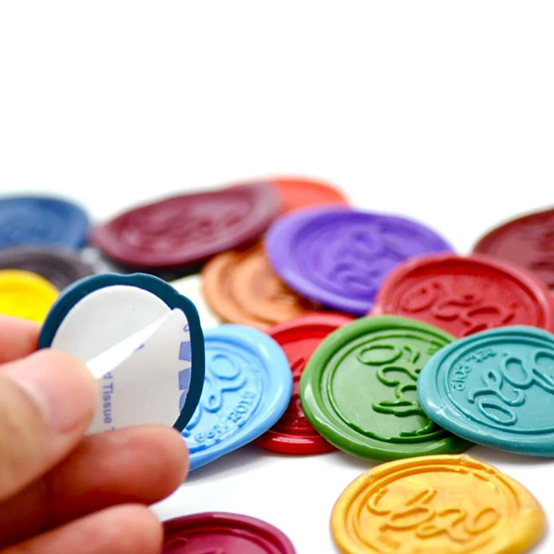 
Good Quality Christmas Greeting Card Stickers Wax Custom Seal Sticker 