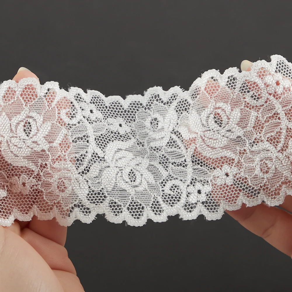 Гарантированное качество, подходящая цена, нейлоновая вуаль из спандекса, цветочный дизайн, кружевная отделка